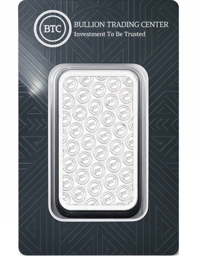 بي تي سي سبيكة فضة بي تي سي وزنها 100 غرام، نقاء 999.0- التحقق من رمز الاستجابة السريعة باستخدام الرقم التسلسلي - - مع فاتورة - Image 1